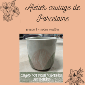 Grand pot pour plante ou ustensiles