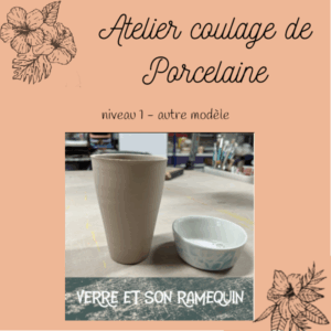 Verre et ramequin