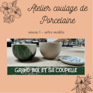 Grand bol et sa coupelle