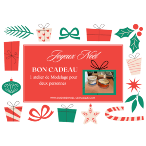 Atelier Modelage pour 2 personnes – Bon cadeau Noël 2025