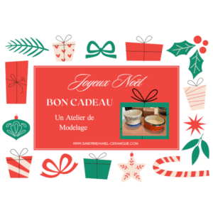 Atelier Modelage pour 1 personne – Bon cadeau Noël 2025